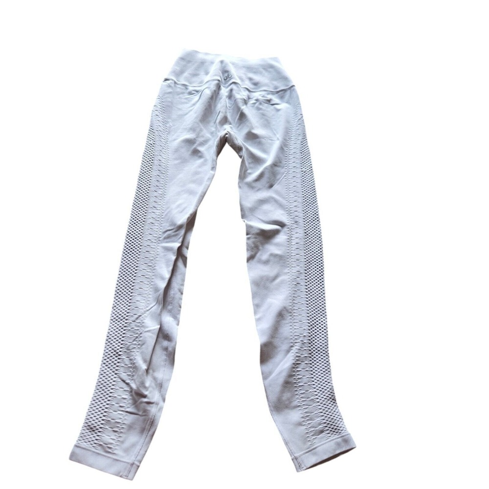 ✨ALO YOGA High Waist Legging Cropped White Size XS - Picture 3 of 4